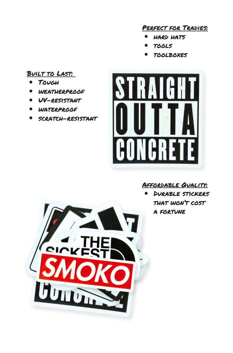 Tradie Vinyl Stickers - Code Breaker Labs