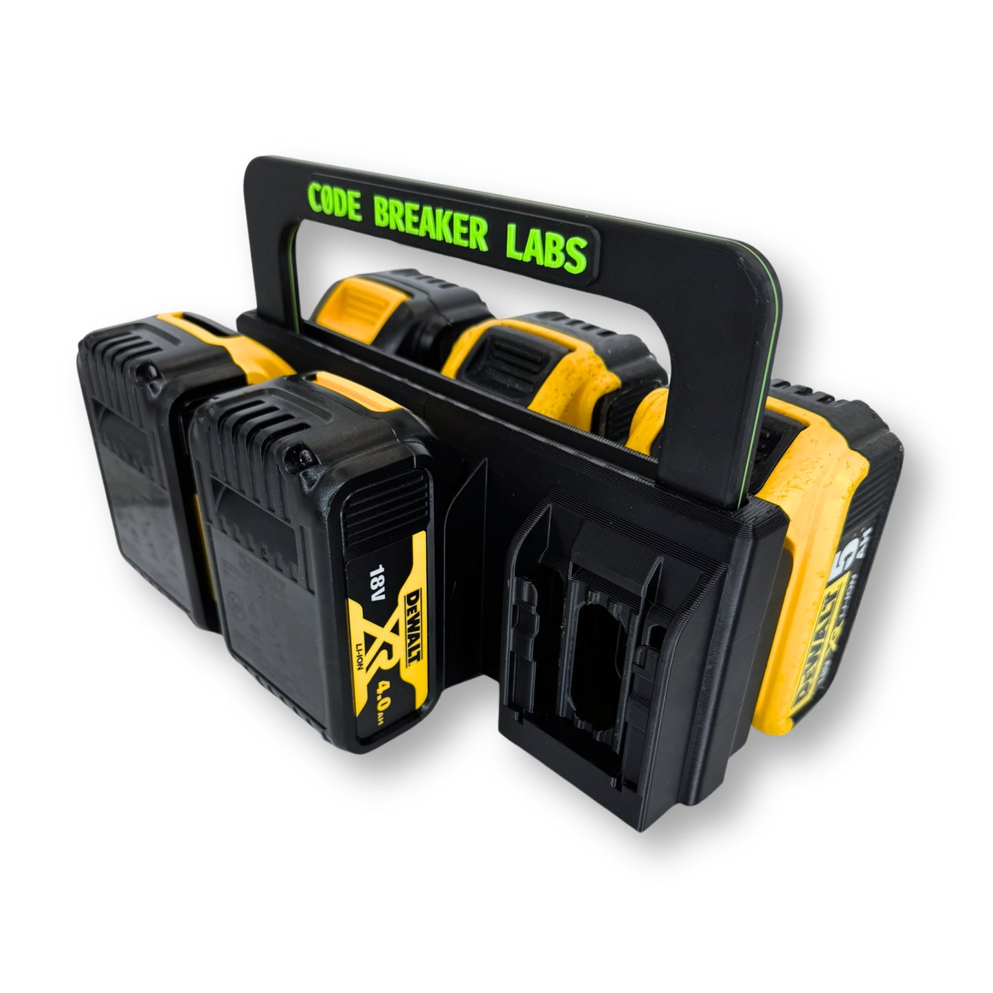 Dewalt 18V Battery Carrier with Retractable Handle - 6 Pack