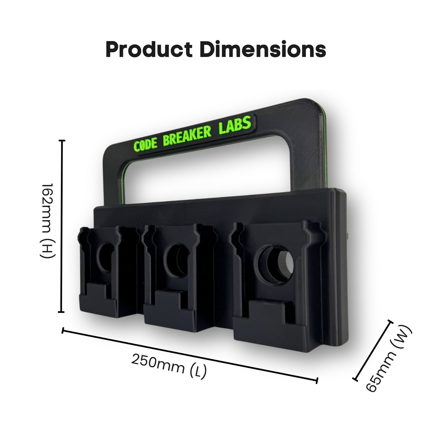 Milwaukee 18V Battery Carrier with Retractable Handle - 6 Pack