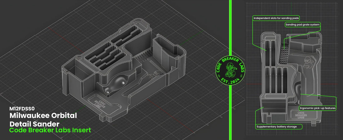 Behind the Build: Designing the M12 FUEL™ Orbital Detail Sander Insert