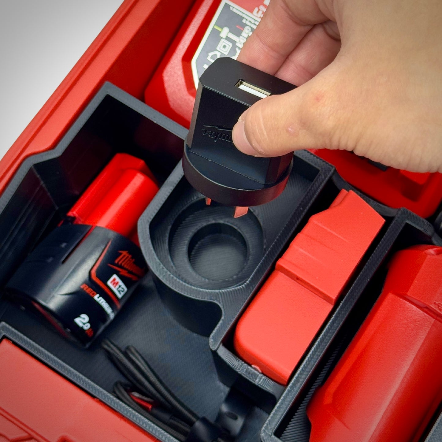 Charging Kit Insert for Milwaukee Packout™ Compact Organiser