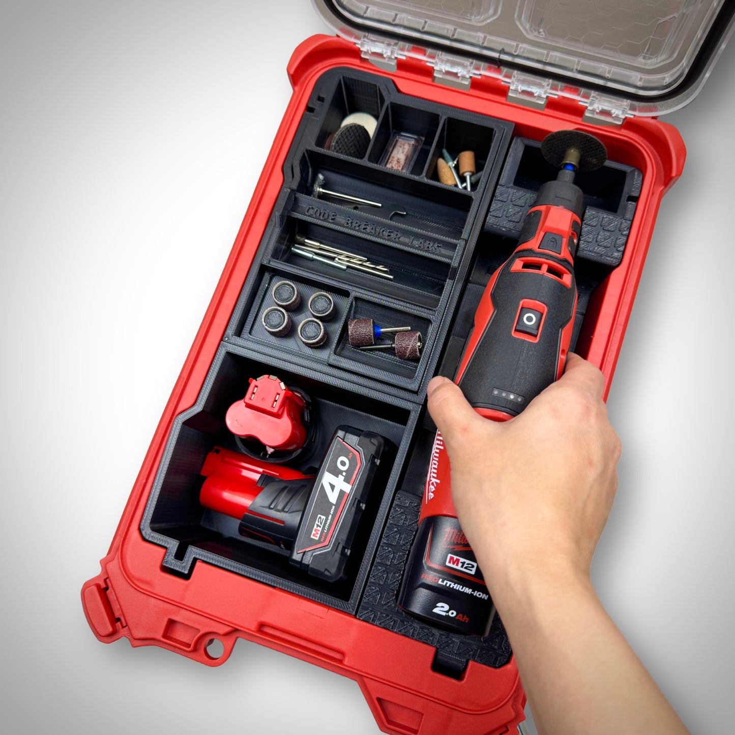 M12 Brushless Rotary Tool Insert for PACKOUT™ Compact Organiser