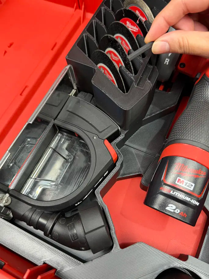 M12 Cut-Off Tool Insert for Milwaukee PACKOUT™ Drawers