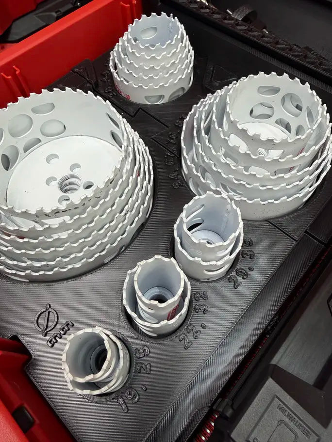 HOLE DOZER Hole Saw Insert for Milwaukee PACKOUT™ Drawers