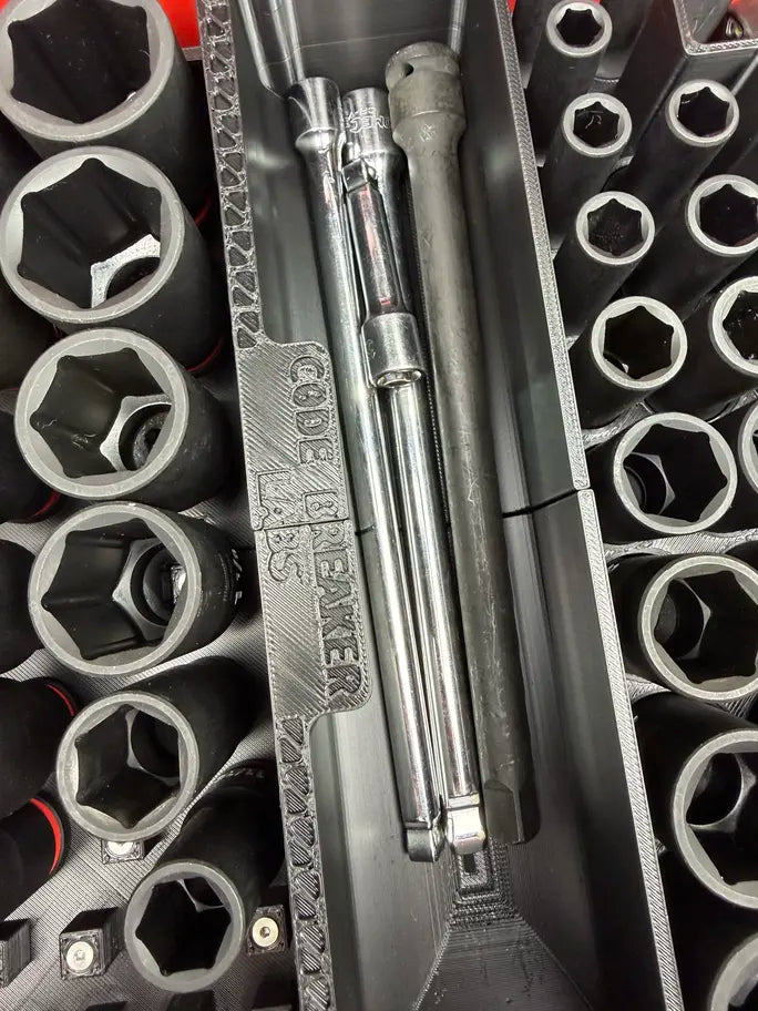 Metric & SAE Deep Impact Socket Organiser Insert for Milwaukee PACKOUT™ Drawers