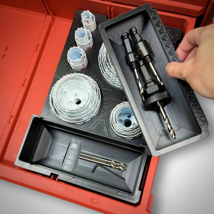 HOLE DOZER Hole Saw Insert for Milwaukee PACKOUT™ Drawers