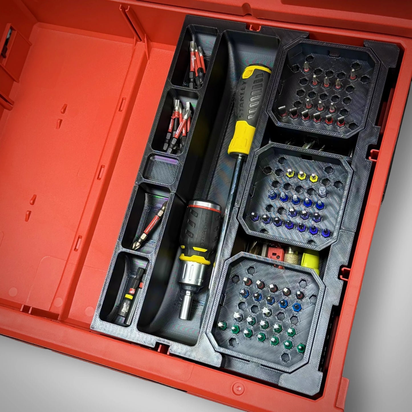 Impact Bit & Accessories Organiser Insert for Milwaukee PACKOUT™ Drawers
