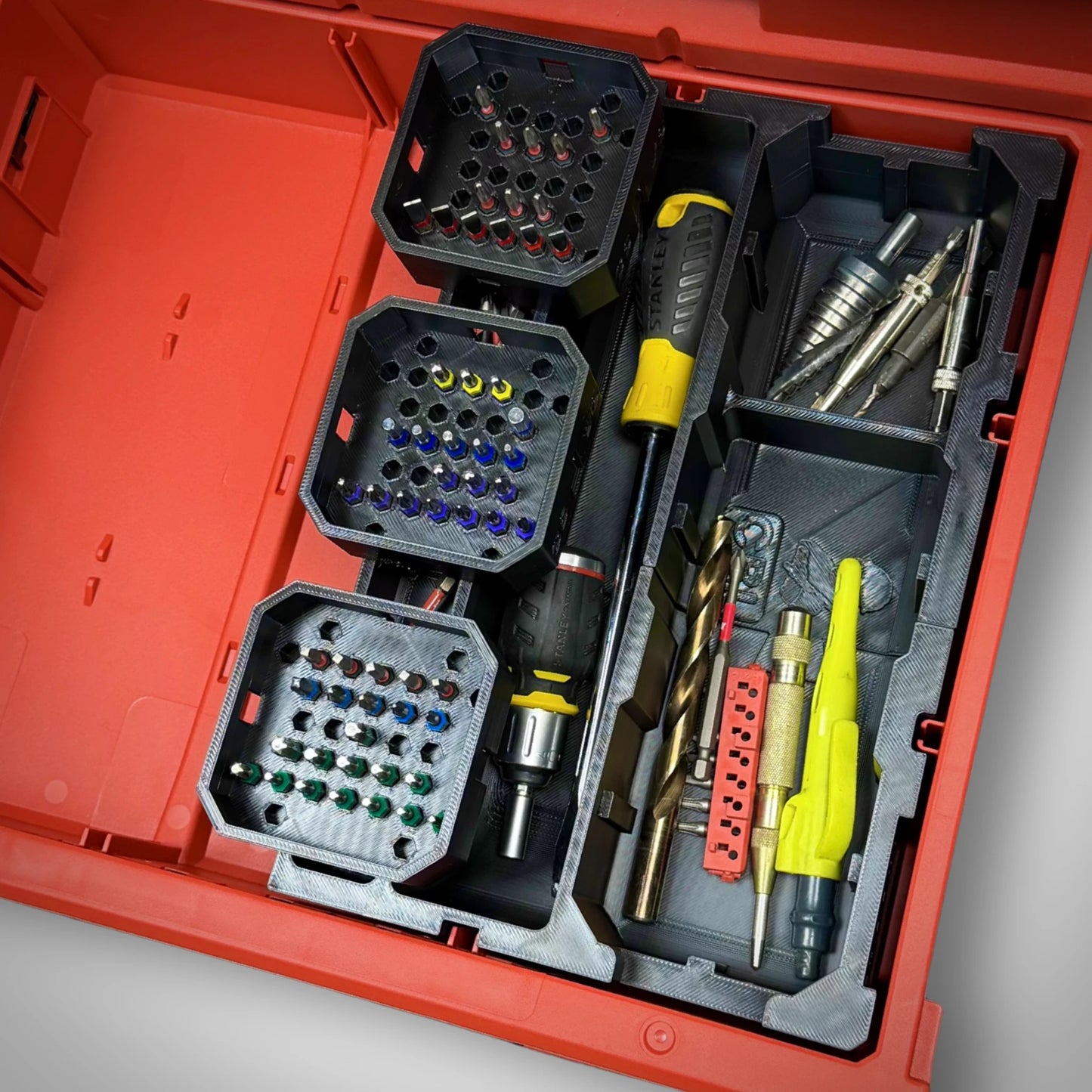 Impact Bit & Accessories Organiser Insert for Milwaukee PACKOUT™ Drawers