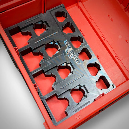 M12 Battery Storage Insert for Milwaukee PACKOUT™ Drawers