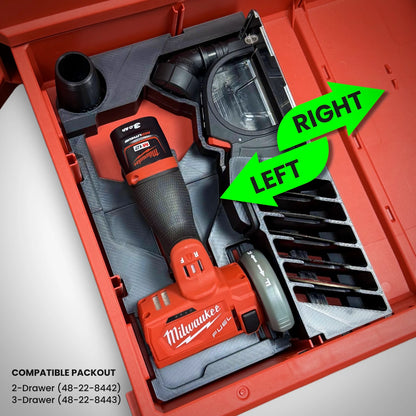 M12 Cut-Off Tool Insert for Milwaukee PACKOUT™ Drawers