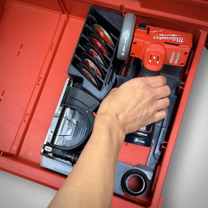 M12 Cut-Off Tool Insert for Milwaukee PACKOUT™ Drawers