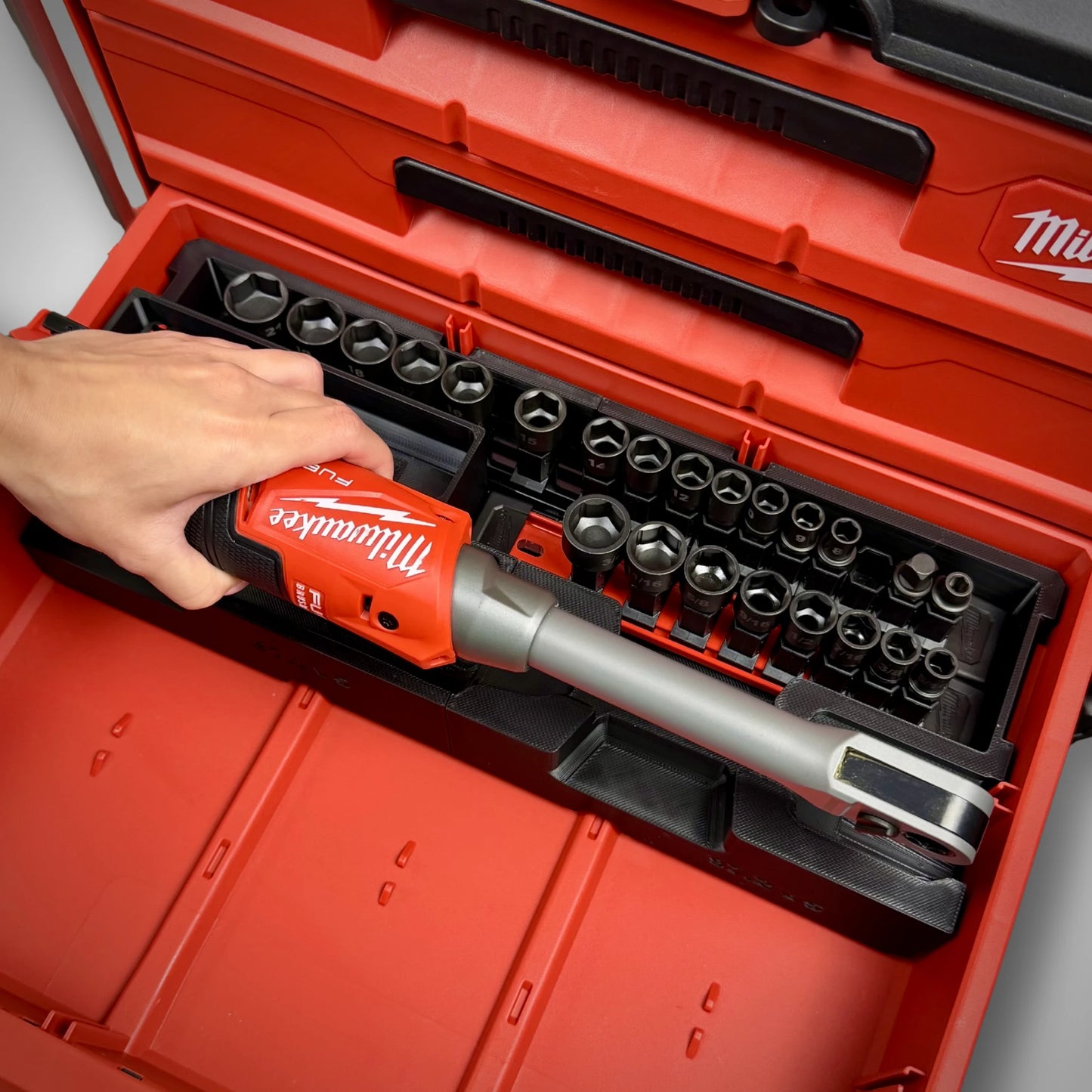 M12 INSIDER Ratchet Insert for Milwaukee PACKOUT™ Drawers
