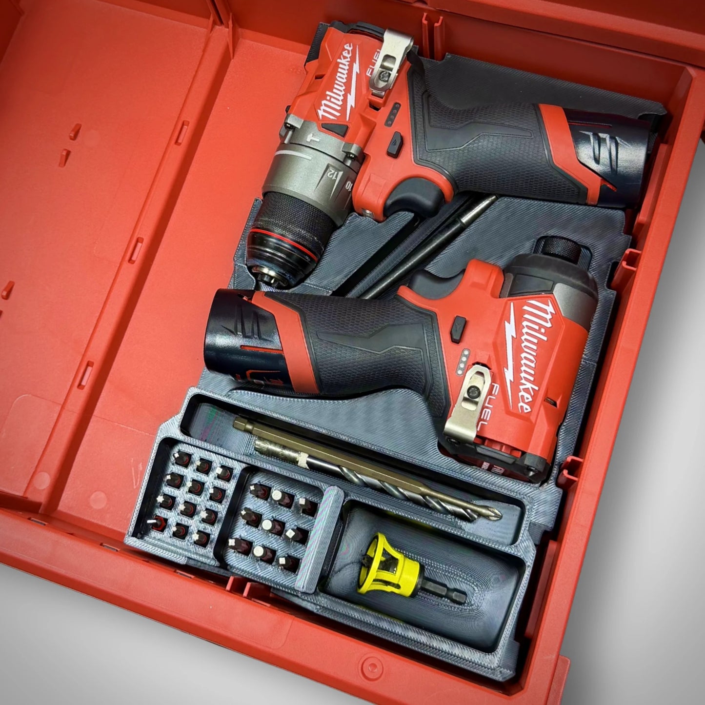 M12 Hammer Drill & Impact PRO Insert for Milwaukee PACKOUT™ Drawers