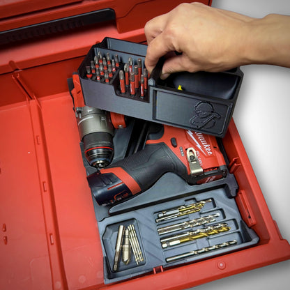 M12 Hammer Drill & Impact PRO Insert for Milwaukee PACKOUT™ Drawers