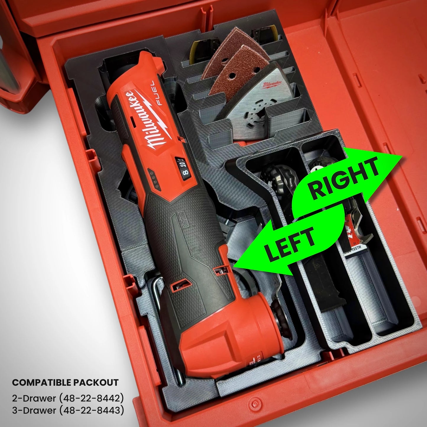 M12 Multi Tool Insert for Milwaukee PACKOUT™ Drawers