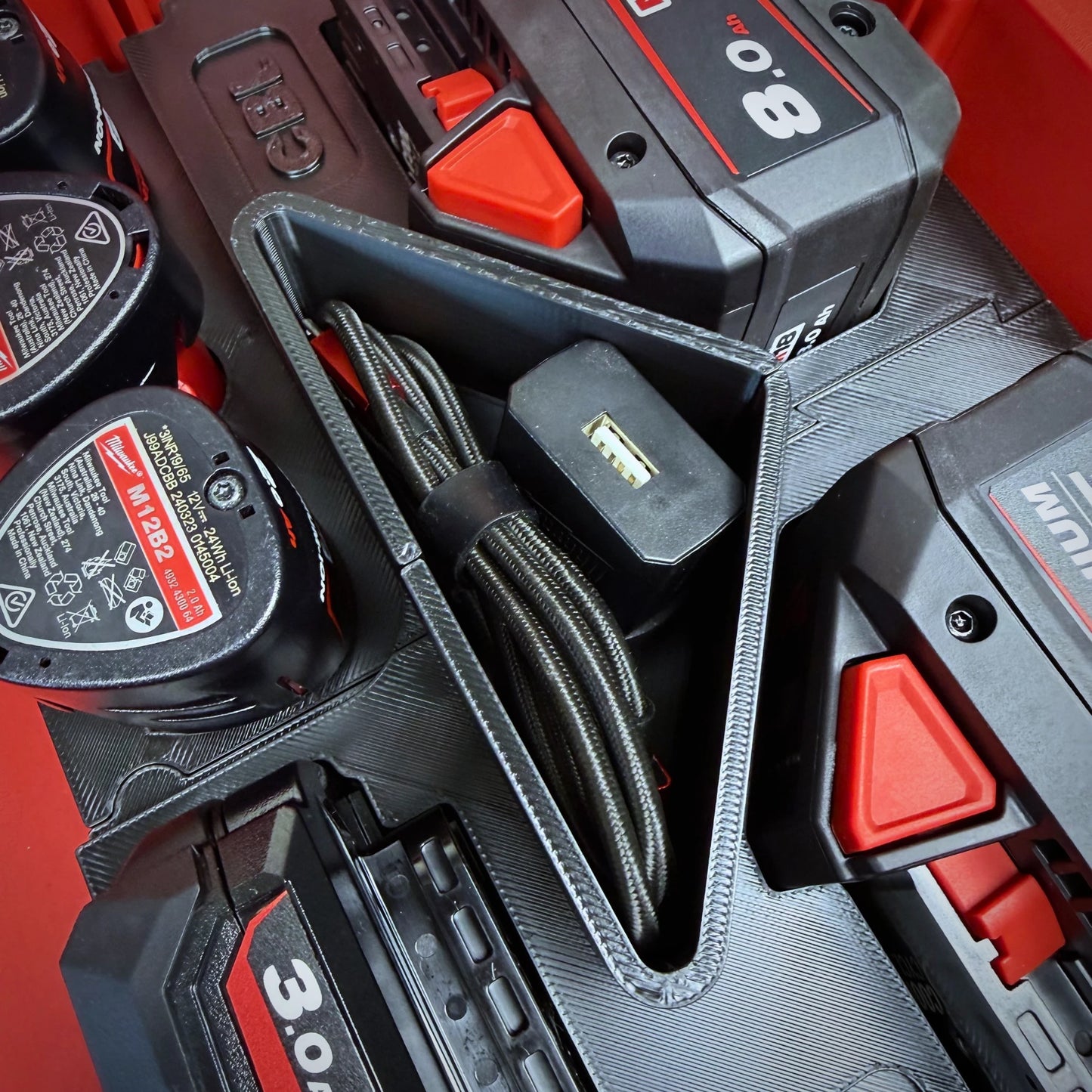 M18 FORGE 8.0 Battery Insert for Milwaukee PACKOUT Drawers