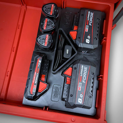 M18 FORGE 8.0 Battery Insert for Milwaukee PACKOUT Drawers
