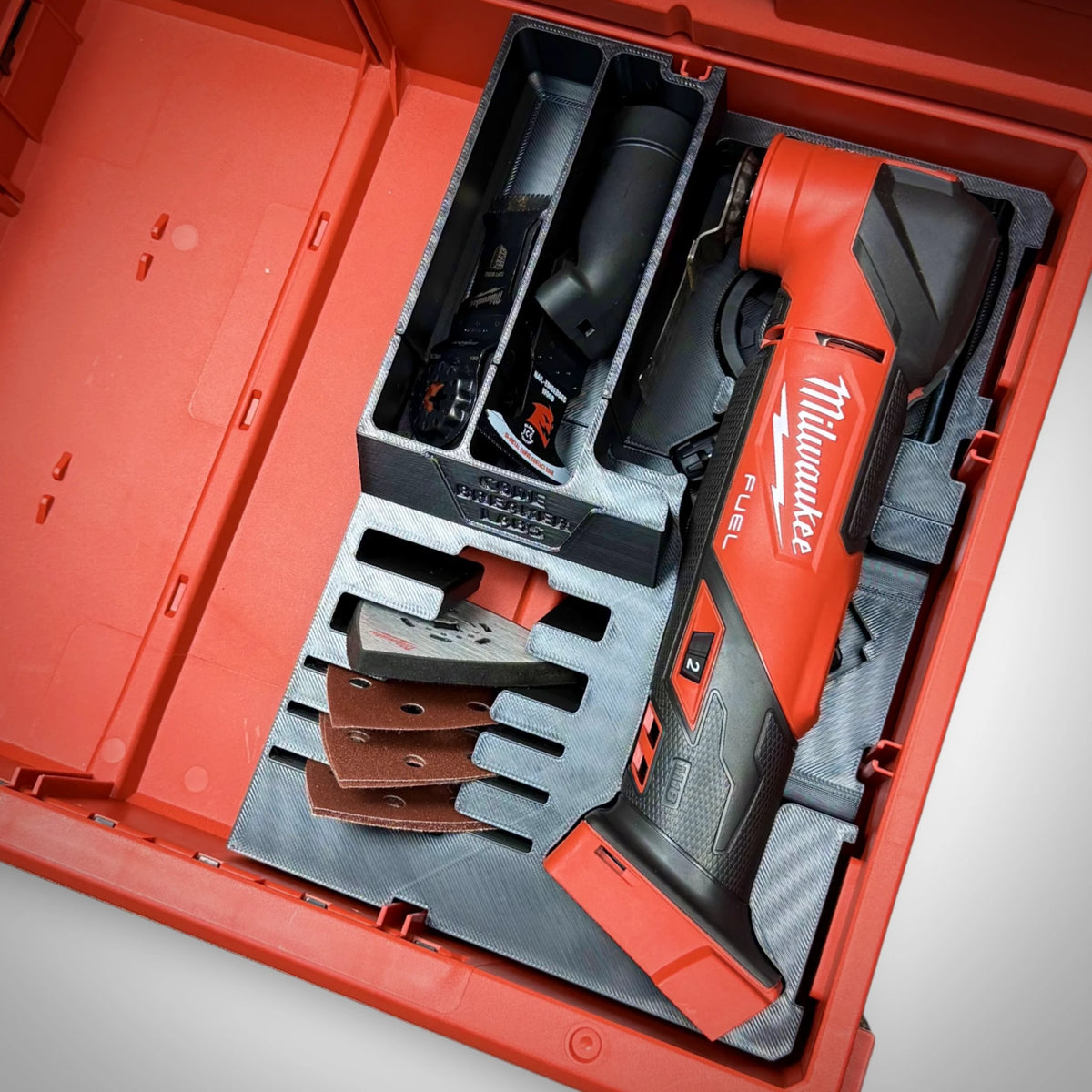 Code Inset Tool M18 Multi Tool Insert for Milwaukee PACKOUT™ Drawers – Code Breaker Labs