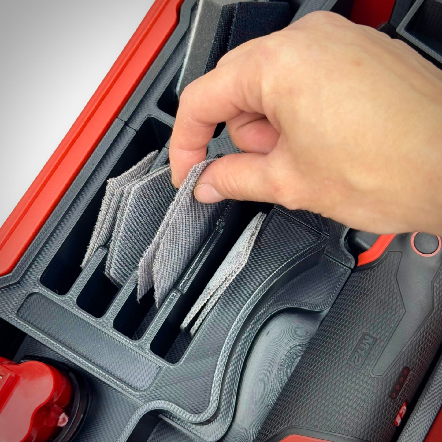 M12 FUEL™ Orbital Detail Sander Insert for Milwaukee PACKOUT™ Compact Organiser