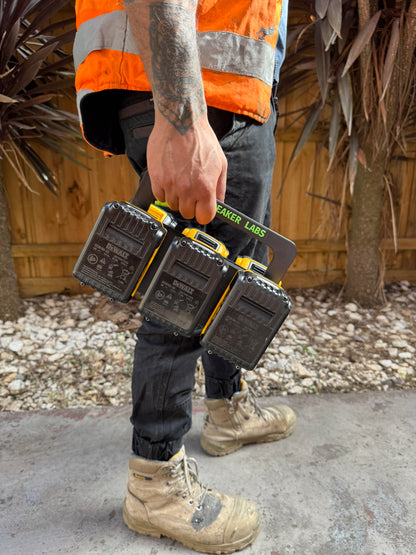 Dewalt 18V Battery Carrier with Retractable Handle - 6 Pack