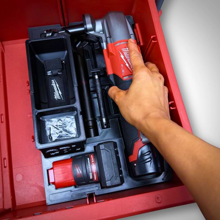 M12 16 Gauge Nibbler Insert for Milwaukee PACKOUT™ Drawers