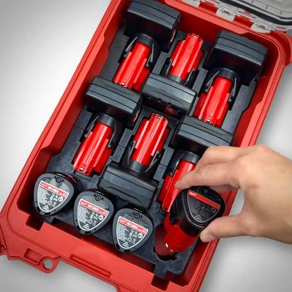 M12 Battery Storage Insert for Milwaukee PACKOUT™ Compact Organiser