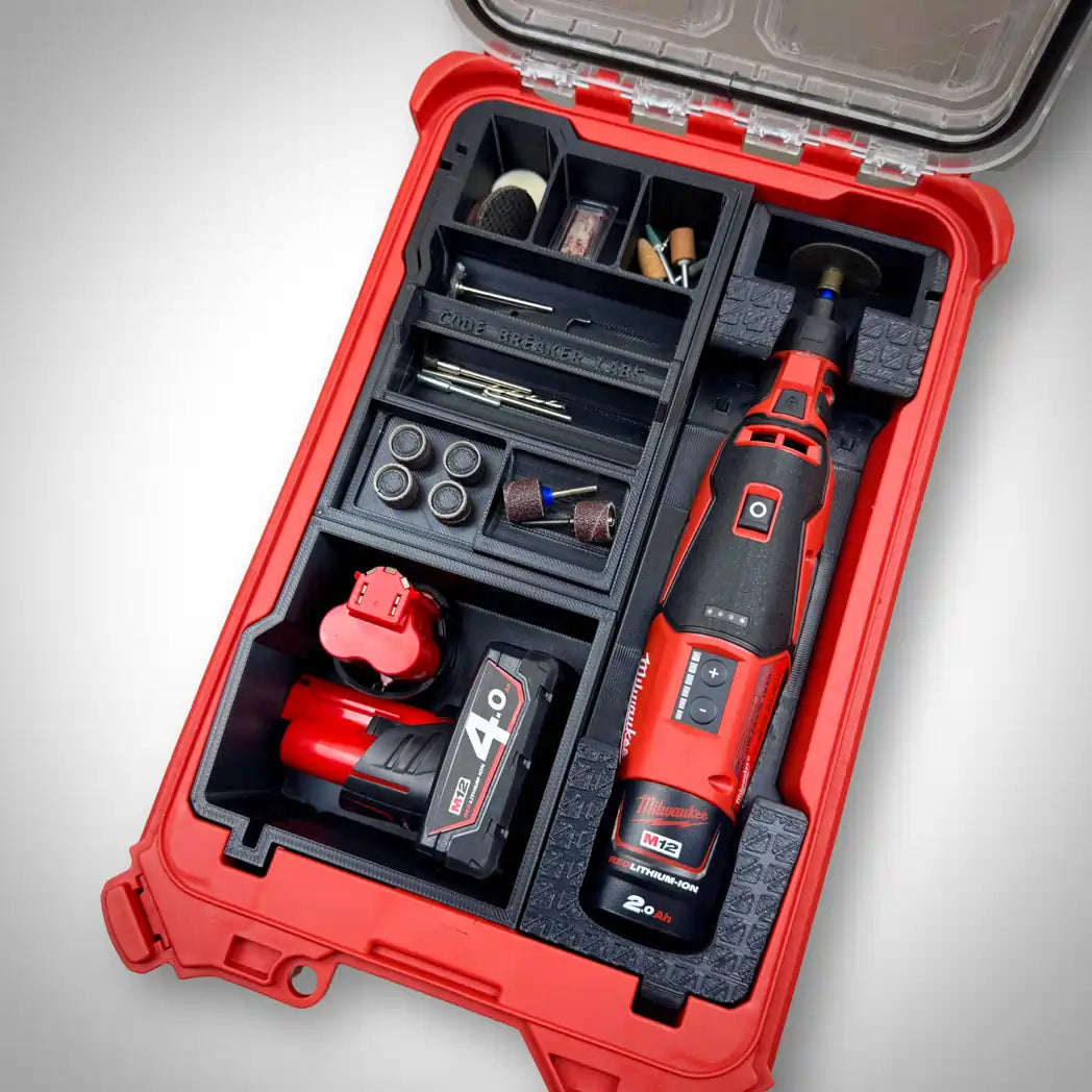 Inserto para herramienta rotativa sin escobillas M12 para organizador compacto PACKOUT™