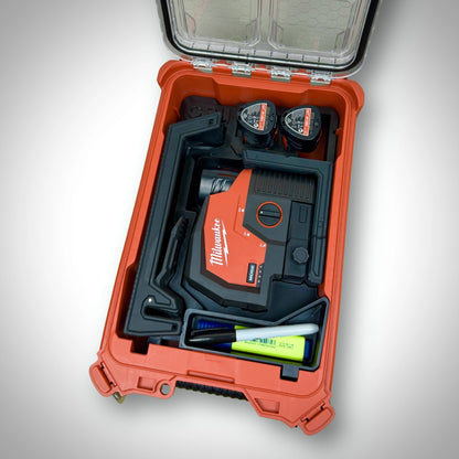 Milwaukee M12 Cross Line and Plumb Points Laser Insert for PACKOUT™ Compact Organiser