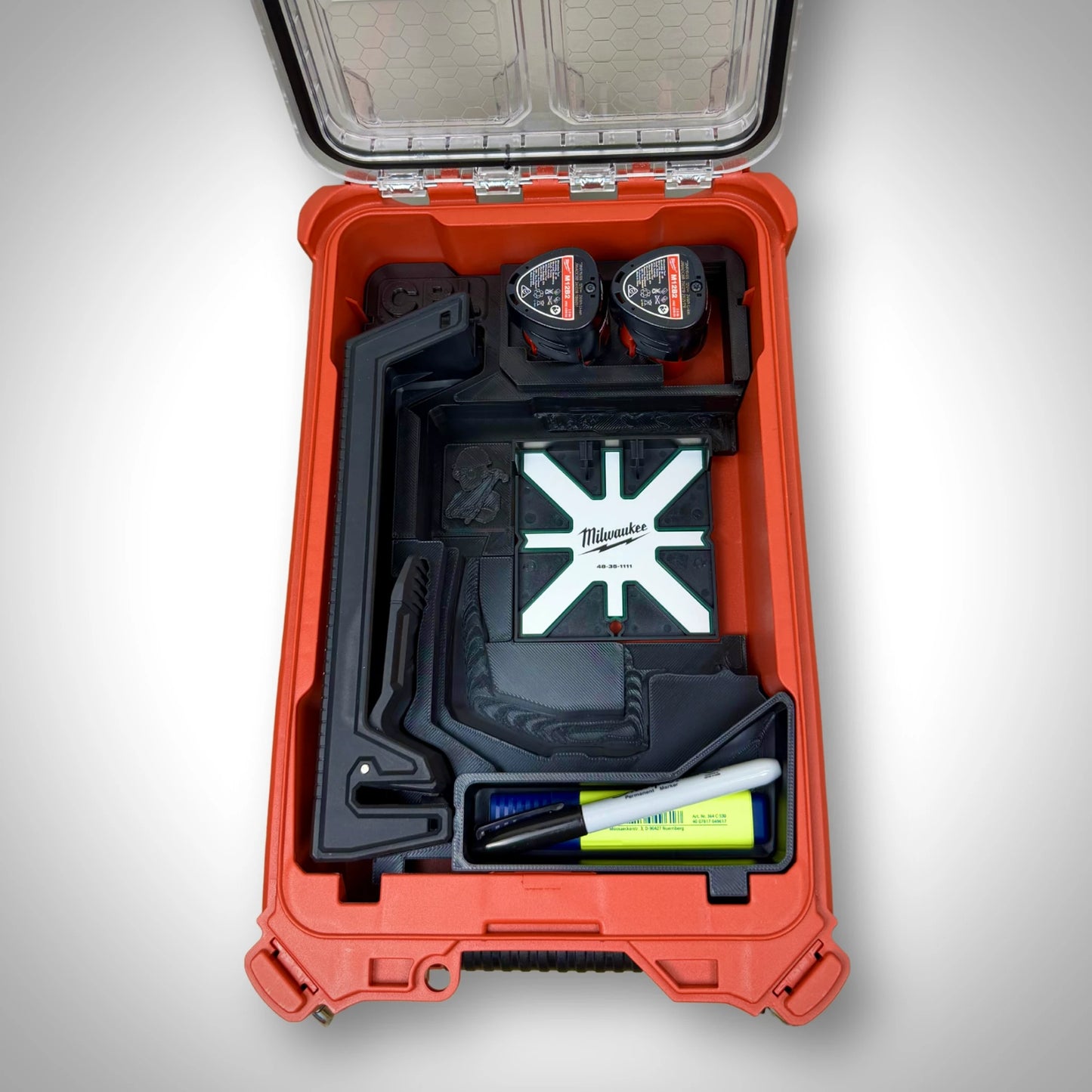 Milwaukee M12 Cross Line and Plumb Points Laser Insert for PACKOUT™ Compact Organiser