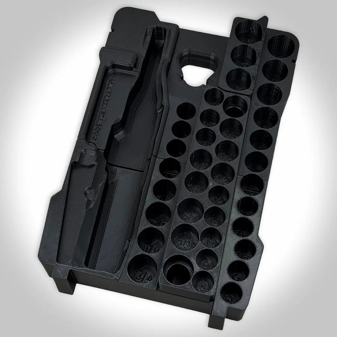 M12 3/8" Ratchet & Socket Set Insert for the Milwaukee PACKOUT Compact Organizer