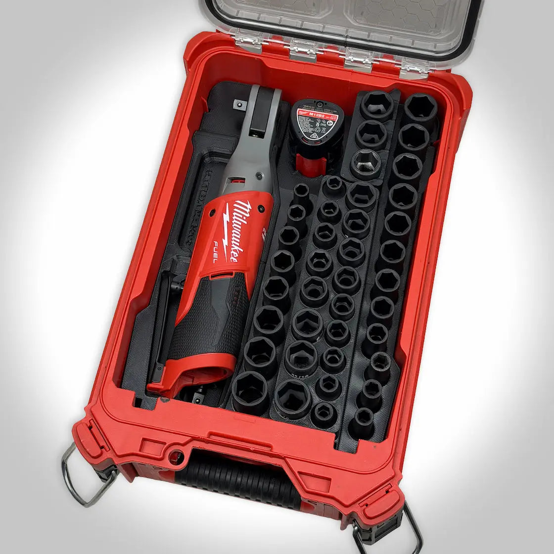 M12 3/8" Ratchet & Socket Set Insert for the Milwaukee PACKOUT Compact Organizer