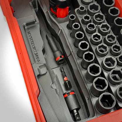 M12 3/8" Ratchet & Socket Set Insert for the Milwaukee PACKOUT Compact Organizer