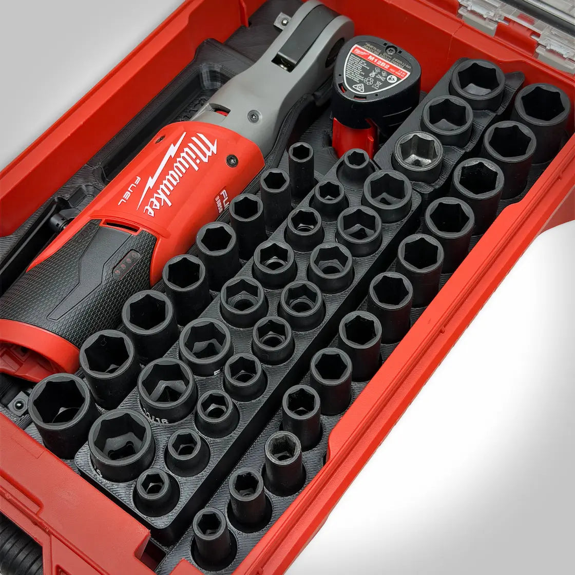 M12 3/8" Ratchet & Socket Set Insert for the Milwaukee PACKOUT Compact Organizer