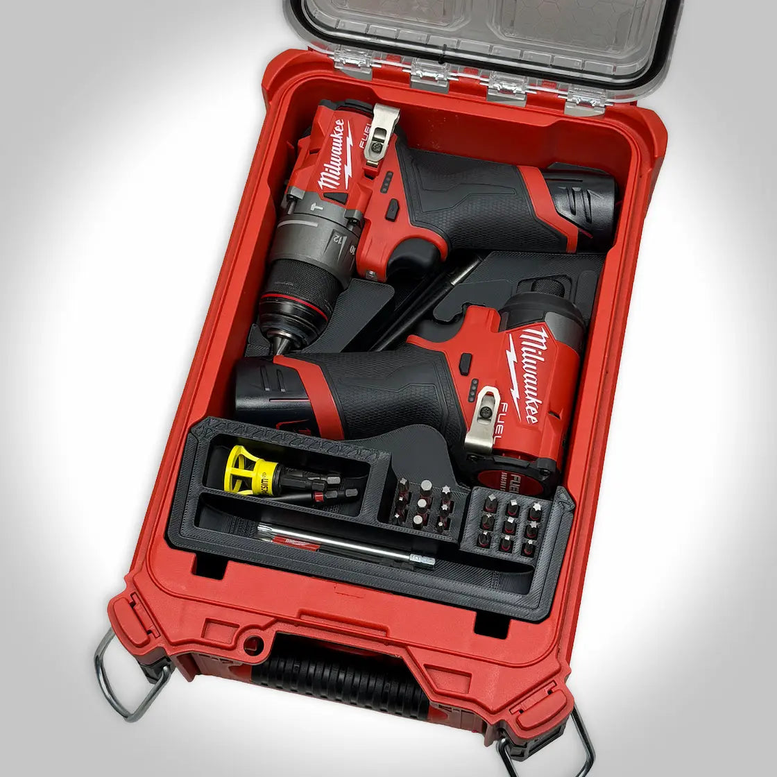 M12 Surge Impact & Drill Insert for the Milwaukee PACKOUT Compact Organizer