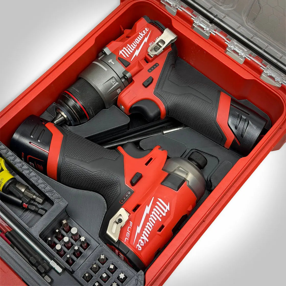 M12 Surge Impact & Drill Insert for the Milwaukee PACKOUT Compact Organizer
