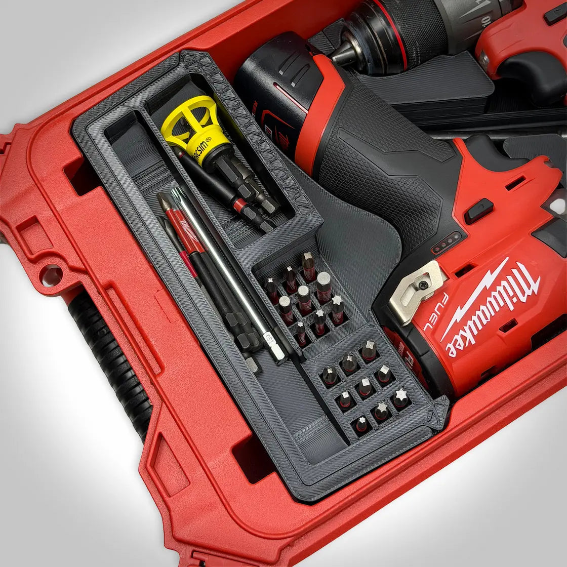 M12 Surge Impact & Drill Insert for the Milwaukee PACKOUT Compact Organizer