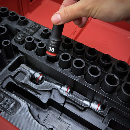 Inserto para juego de carraca M12 y vasos de 3/8" para cajones PACKOUT™ V2