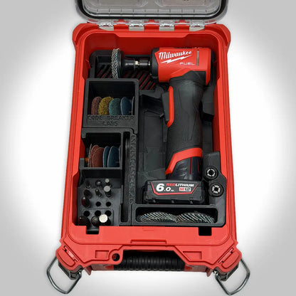 M12 Right Angle Die Grinder Insert for the Milwaukee PACKOUT Compact Organizer