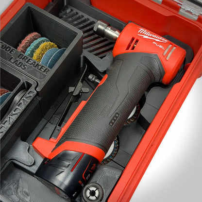 M12 Right Angle Die Grinder Insert for the Milwaukee PACKOUT Compact Organizer