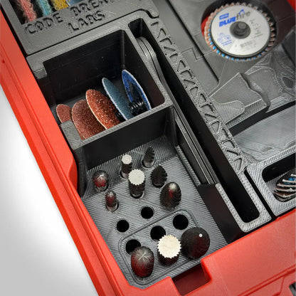 M12 Right Angle Die Grinder Insert for the Milwaukee PACKOUT Compact Organizer