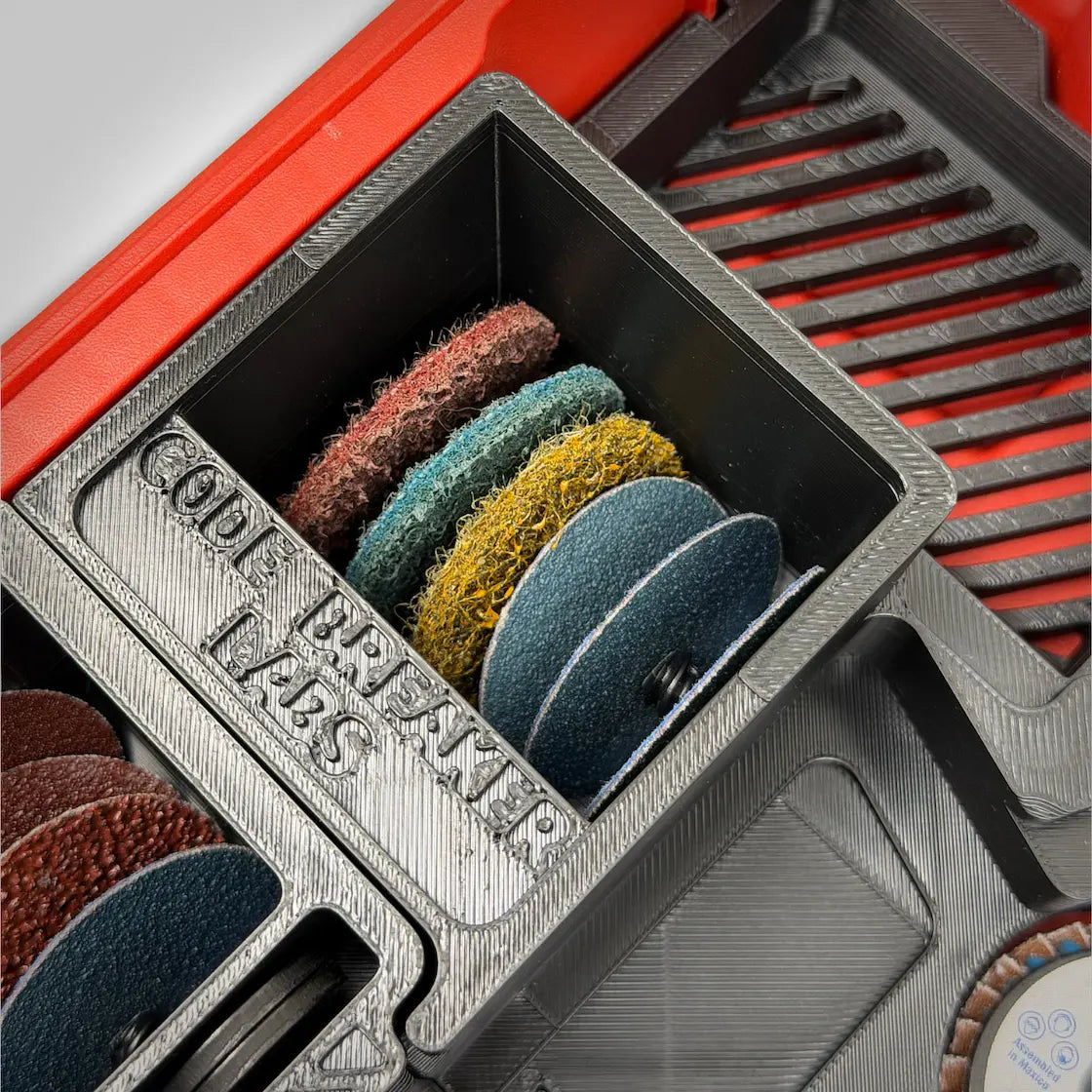 M12 Right Angle Die Grinder Insert for the Milwaukee PACKOUT Compact Organizer