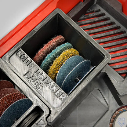 M12 Right Angle Die Grinder Insert for the Milwaukee PACKOUT Compact Organizer