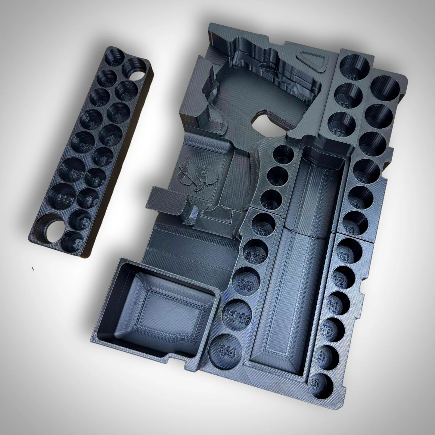 M12 Subcompact Impact & 3/8" Socket Set Insert for Milwaukee PACKOUT™ Drawers