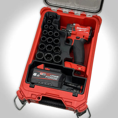 M18 3/8" Compact Impact Wrench Insert for the Milwaukee PACKOUT Compact Organizer