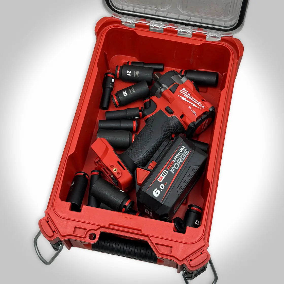 M18 3/8" Compact Impact Wrench Insert for the Milwaukee PACKOUT Compact Organizer