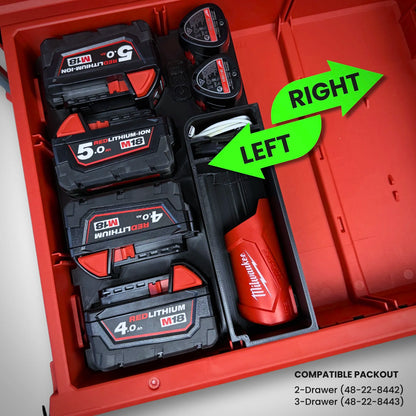 M18 5.0 Battery Insert for Milwaukee PACKOUT Drawers