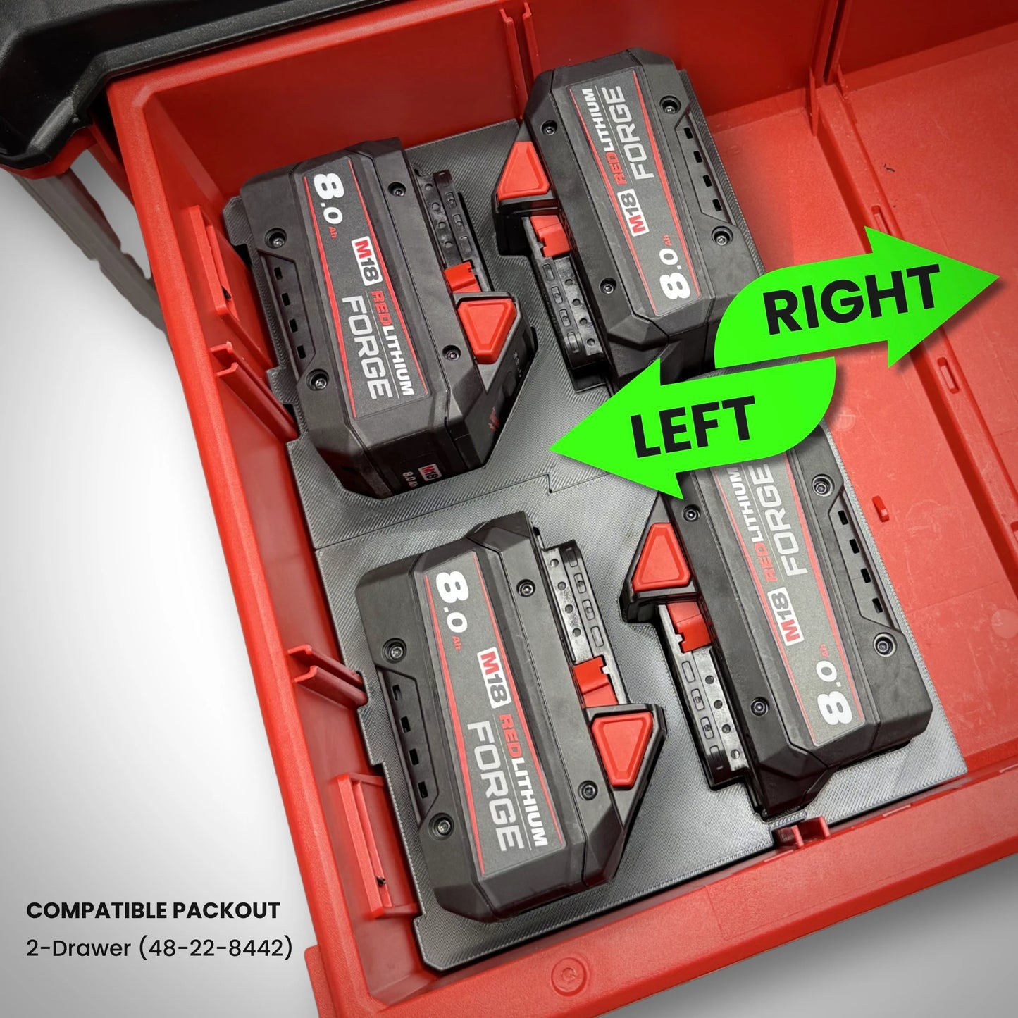 M18 FORGE™ 8.0 Battery Insert for PACKOUT™ Drawers V2