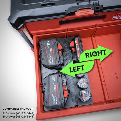 M18 FORGE 12.0 Battery Insert for Milwaukee PACKOUT Drawers