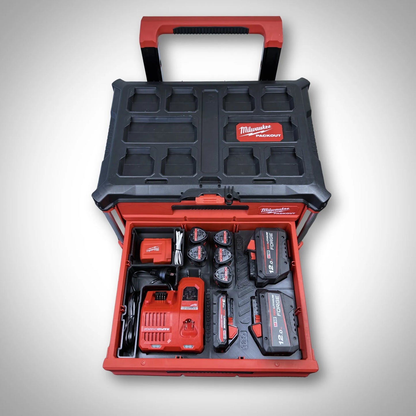 M18 FORGE 12.0 Battery Insert for Milwaukee PACKOUT Drawers