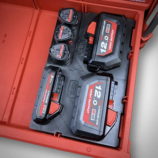 M18 HIGH OUTPUT 12.0 Battery Insert for Milwaukee PACKOUT Drawers
